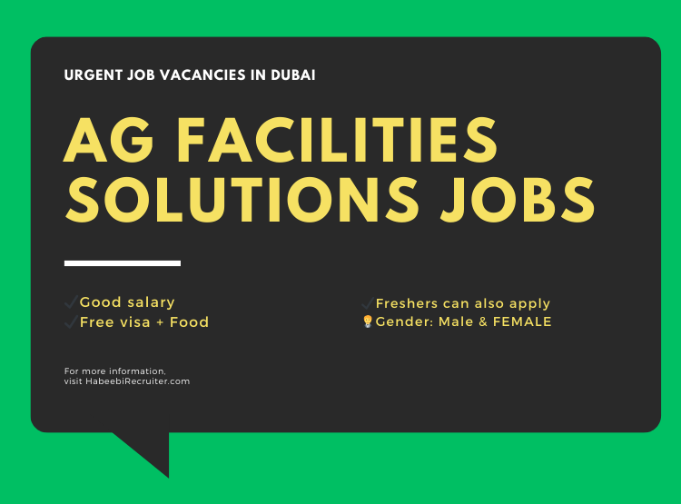 AG Facilities Solutions Jobs